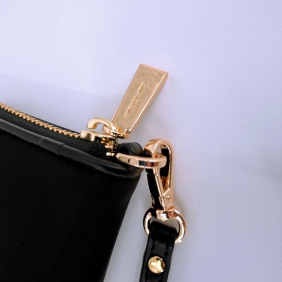 Michael Kors Jet Set Black Nylon Wristlet Phone Case Multifunction Wallet Large - Picture 6 of 13